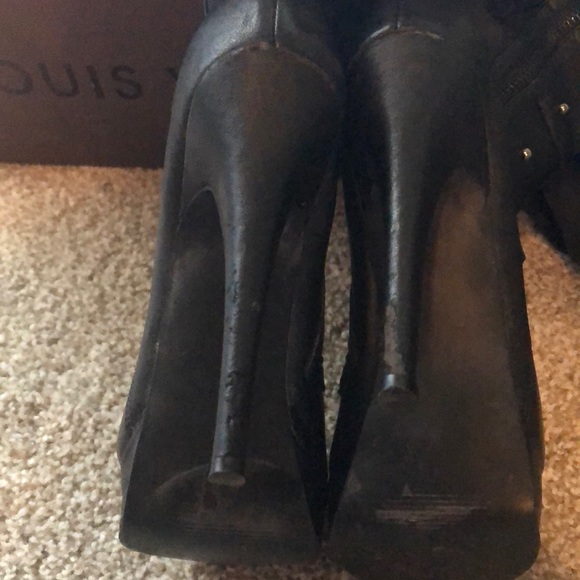 Baker Knee-high leather stilettos - Picture 5 of 8